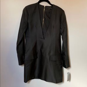 Endless rose black tuxedo mini dress